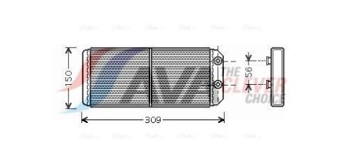 Радиатор отопления DISCOVERY 2.0, 3.5, 4.0 LANDROVER