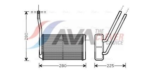 Радіатор обігрівача салону FREELANDER I 1.8 16V 4x4 LANDROVER