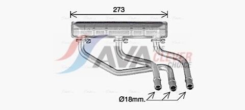 Радіатор опалення (з клімат-контролем) X5 (E70) 06- BMW