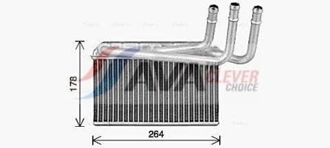 Радіатор опалення (з клімат-контролем) X5 (E70) 06- BMW