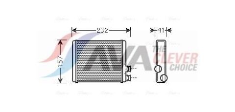 Радіатор опалення C3/C4/DS3 09- CITROEN