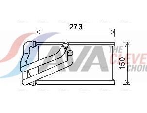 Радіатор опалення SEBRING 2.0 07-, 2.4 06-, 2.7 06-, DODGE, JEEP CHRYSLER Радіатор опалення SEBRING 2.0 07-, 2.4 06-, 2.7 06-, DODGE, JEEP CHRYSLER