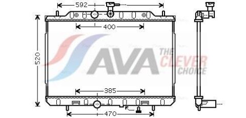 Радиатор охлаждения X-TRAIL II (T31) 2.0 4x4 07- NISSAN