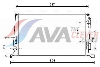 Радіатор охолодження Duster 1.5dCi 11-RENAULT