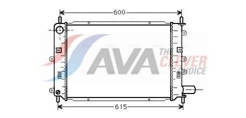 Радіатор охолодження ESCORT 1.8 91-FORD