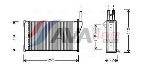 Радіатори опалення Escort VI, Scorpio I, II, Sierra FORD