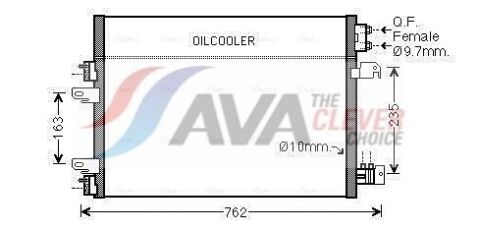 Радіатор кондиціонера (конденсатор) COMPASS 2.0 11-, 2.4 06-, PATRIOT 2.0 11-, 2.4 09-, DODGE JEEP