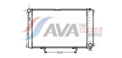 Радіатор охолодження двигуна. 190-SERIES W201 (1983) 190 2.0 DB