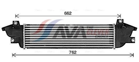 Інтеркулер K200, Pajero Sport III 2.2/2.4DI-D 14- MITSUBISHI Інтеркулер K200, Pajero Sport III 2.2/2.4DI-D 14- MITSUBISHI