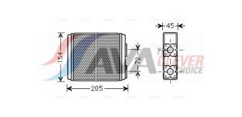Радіатор опалення FRONTERA A 2.0 93-, 2.2 95-, 2.3 92-, 2.4 92-, 2.5 96- OPEL Радіатор опалення FRONTERA A 2.0 93-, 2.2 95-, 2.3 92-, 2.4 92-, 2.5 96- OPEL