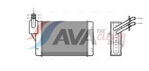 Радіатор опалення A3 1.6 96-, A3 1.9 TDI 97-, SEAT, SKODA, VW AUDI