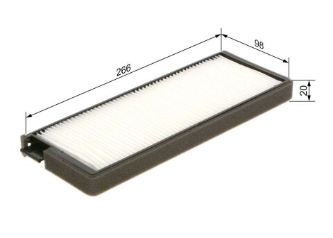 Фільтр салону Tacuma 00-DAEWOO M5123 Фільтр салону Tacuma 00-DAEWOO M5123