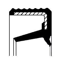 Сальник штока кулисы КПП Ford Transit 06- МТ82 (6-ступка)