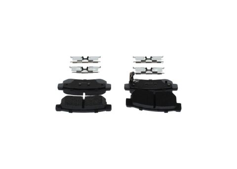 Колодки тормозов. задние (с пластинами для установки) ELANTRA IV, SANTA FE II, KIA HYUNDAI