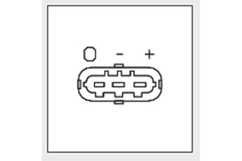 Датчик тиску у впускному колекторі Insignia 1,6-1,8 08-, Astrta J OPEL