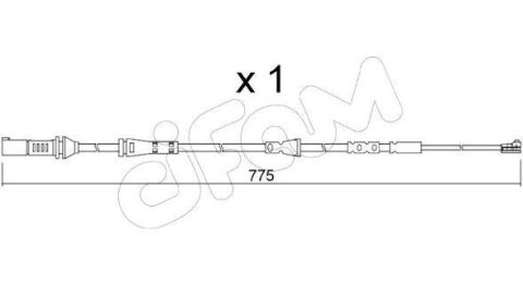 Датчик гальмівних колодок X4 2019 BMW