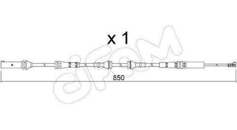Датчик тормозных колодок 5 G31 BMW