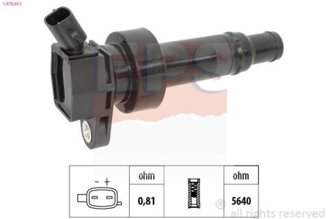 Котушка запалювання i30 Купе 1.6 GDI 13-, ix35 (LM, EL, ELH) 1.6 10-, KIA PRO CEED (JD) 1.6 GT 13-18 HYUNDAI Котушка запалювання i30 Купе 1.6 GDI 13-, ix35 (LM, EL, ELH) 1.6 10-, KIA PRO CEED (JD) 1.6 GT 13-18 HYUNDAI