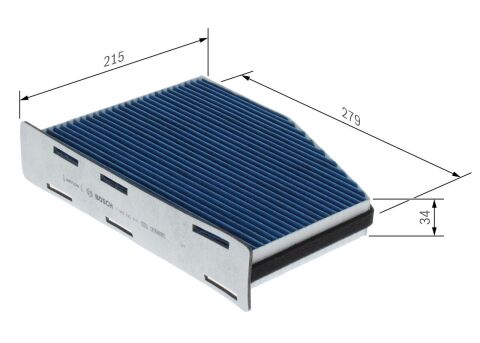 Фильтр салона VW Caddy 1.9TDI 03- (угольный/антиаллергенный) Фильтр салона VW Caddy 1.9TDI 03- (угольный/антиаллергенный)