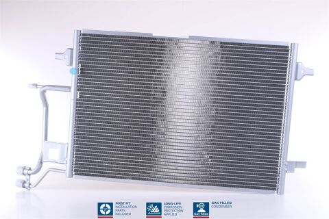 Радіатор кондиціонера (конденсатор) без осушувача Audi A4, Passat 94-VW Радіатор кондиціонера (конденсатор) без осушувача Audi A4, Passat 94-VW