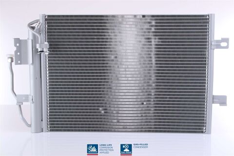 Радиатор кондиционера (конденсатор) с осушителем W168 97-00 DB