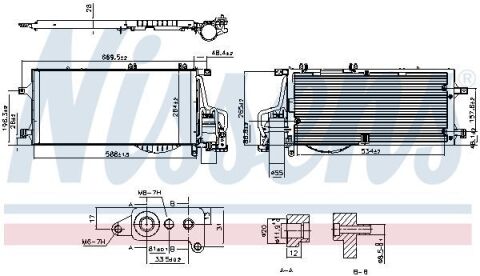 Радиатор кондиционера (конденсатор) Combo Tour, Corsa C OPEL Радиатор кондиционера (конденсатор) Combo Tour, Corsa C OPEL