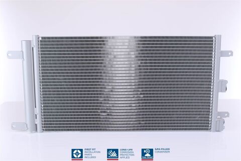 Радиатор кондиционера (конденсатор) с осушителем Doblo 1.4/1.6 05 FIAT