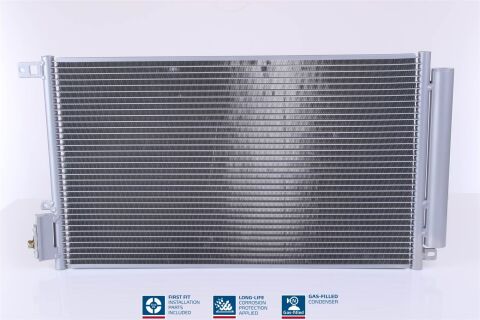 Радиатор кондиционера (конденсатор) с осушителем Doblo, Opel Combo Tour 12- FIAT