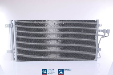 Радиатор кондиционера (конденсатор) с осушителем Grandeur, NF V 2.0/2.2CRDi 06- HYUNDAI