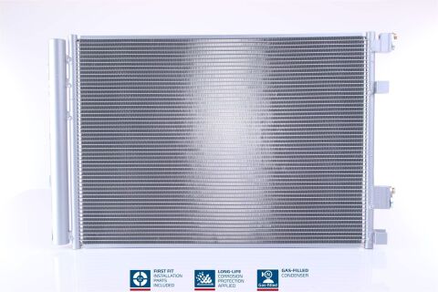 Радіатор кондиціонера (конденсатор) Solaris, i20 08-, Kia Rio III HYUNDAI