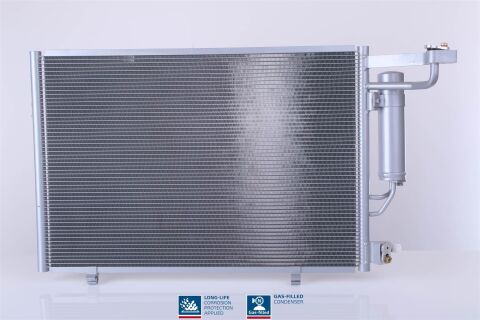 Радіатор кондиціонера (конденсатор) з осушувачем B-MAX 1.4-1.6 12-, FIESTA VI 1.25-1.6 08- FORD