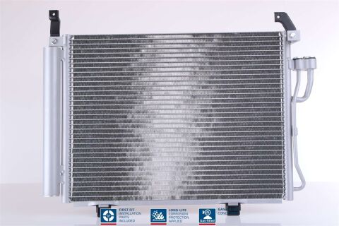 Радіатор кондиціонера (конденсатор) без осушувача CITY IV 1.3 05- HONDA Радіатор кондиціонера (конденсатор) без осушувача CITY IV 1.3 05- HONDA