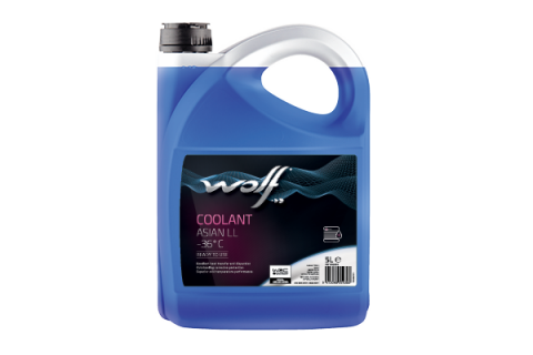 Антифриз WOLF COOLANT ASIAN LL -36°C (синій), 5 літрів