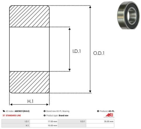 Підшипник кульковий d>30