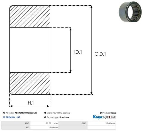 Підшипник голчастий