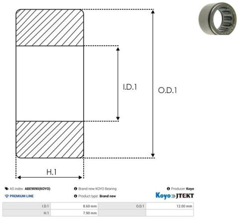 Підшипник голчастий Підшипник голчастий