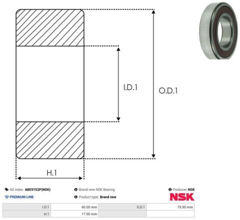 Підшипник кульковий d>30