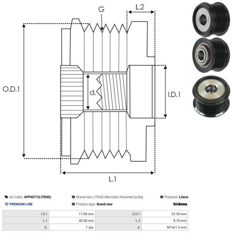 Муфта генератора