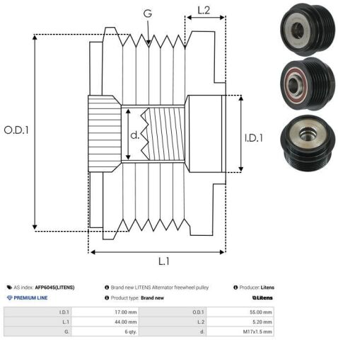 Муфта генератора
