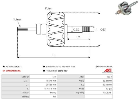 Ротор генератора