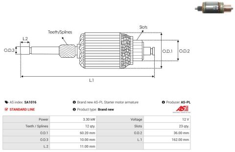 Ротор стартера