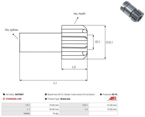 Шестерня бендикса стартера Шестерня бендикса стартера