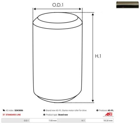 Ролик бендикса стартера