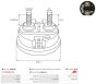 Крышка втягивающего реле, фото 4 - интернет-магазин Auto-Mechanic