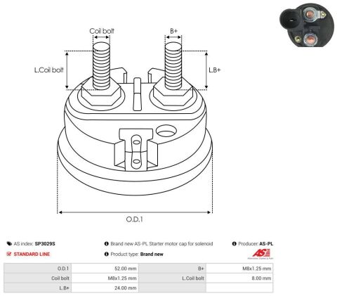 Кришка втягуючого реле