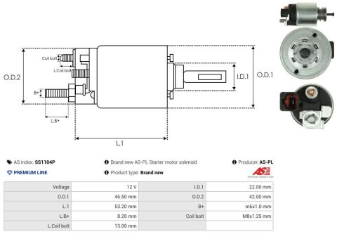Реле втягивающего стартера Реле втягивающего стартера