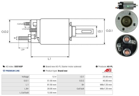 Реле втягивающего стартера