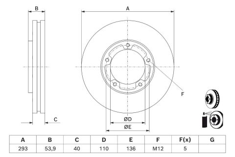 Диск гальмівний
