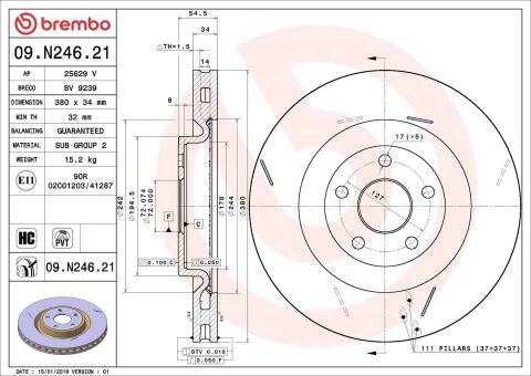 Диск тормозной