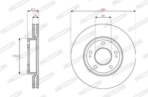 Диск гальмівний